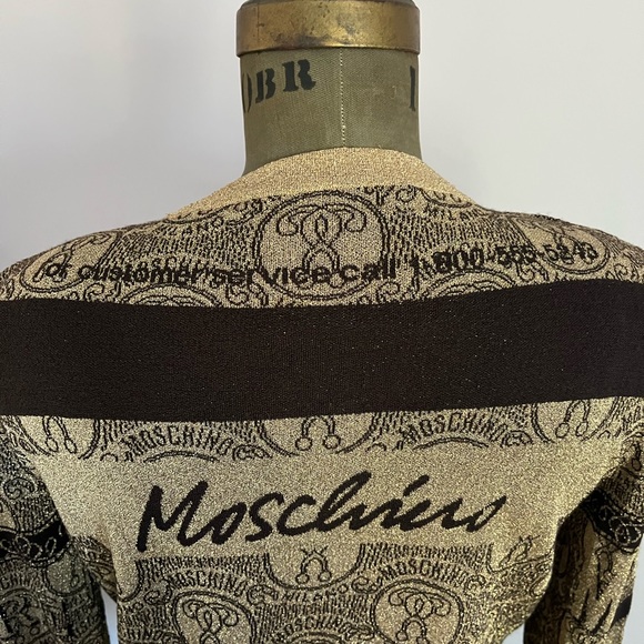 ❤️🔥RARE❤️🔥 Moschino Couture “Credit Card” Cardigan - Authentic Made in Italy - Picture 10 of 16